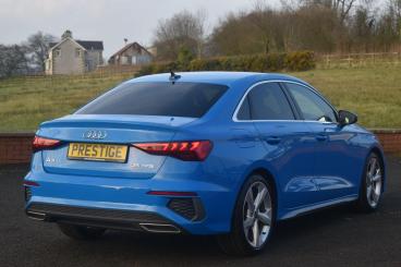 SPOTICAR Audi A3 1.5 Tfsi 35 S Line Euro 6 (s/s) 4dr Used Car - Saloon Petrol Blue - Ballymena County Antrim - 1200588420_4