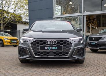 SPOTICAR Audi A3 1.0 Tfsi 30 S Line Sportback Euro 6 (s/s) 5dr Used Car - Saloon Petrol Grey - Aldershot - 1200590591_2