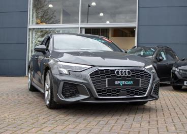 SPOTICAR Audi A3 1.0 Tfsi 30 S Line Sportback Euro 6 (s/s) 5dr Used Car - Saloon Petrol Grey - Aldershot - 1200590591_5