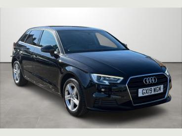 SPOTICAR Audi A3 1.0 Tfsi 30 Se Technik Sportback Euro 6 (s/s) 5dr Used Car - Saloon Petrol Black - Eastbourne - 1200593238_1