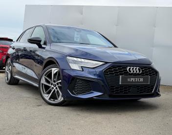 SPOTICAR Audi A3 1.5 Tfsi 35 Edition 1 Sportback S Tronic Euro 6 (s Used Car - Saloon Petrol Blue - Darlington - 1200594859_1