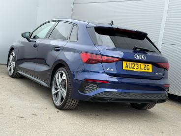 SPOTICAR Audi A3 1.5 Tfsi 35 Edition 1 Sportback S Tronic Euro 6 (s Used Car - Saloon Petrol Blue - Darlington - 1200594859_3