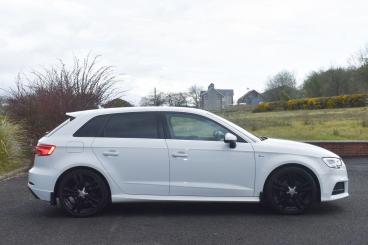 SPOTICAR Audi A3 1.4 Tfsi Cod S Line Sportback Euro 6 (s/s) 5dr Used Car - Saloon Petrol White - Ballymena County Antrim - 1200597524_2
