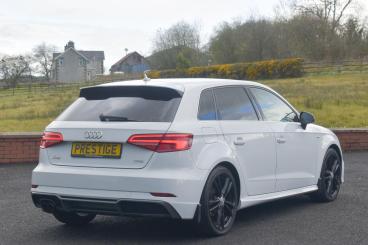 SPOTICAR Audi A3 1.4 Tfsi Cod S Line Sportback Euro 6 (s/s) 5dr Used Car - Saloon Petrol White - Ballymena County Antrim - 1200597524_3