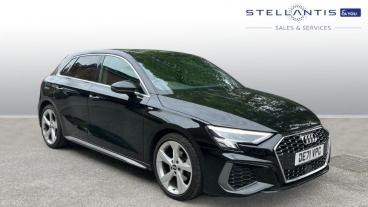 SPOTICAR Audi A3 1.5 Tfsi 35 S Line Sportback Euro 6 (s/s) 5dr Used Car - Saloon Petrol Black - Stockport - 1200597831_1