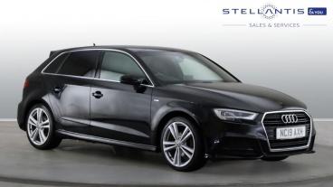 SPOTICAR Audi A3 1.5 Tfsi Cod 35 S Line Sportback S Tronic Euro 6 ( Used Car - Saloon Petrol Black - Birmingham - 1200599744_1
