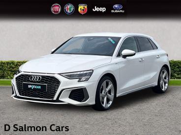 SPOTICAR Audi A3 1.5 Tfsi 35 S Line Sportback S Tronic Euro 6 (s/s) Used Car - Saloon Petrol White - Colchester - 1200606452_4