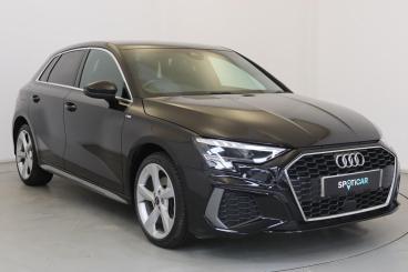 SPOTICAR Audi A3 1.4 Tfsie 40 S Line Sportback S Tronic Euro 6 (s/s Used Car - Saloon Plug-in Hybrid Black - Wellingborough - 1200607002_1