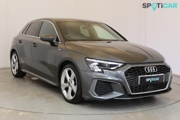 SPOTICAR Audi A3 1.0 Tfsi 30 S Line Sportback Euro 6 (s/s) 5dr Used Car - Saloon Petrol Grey - Wellingborough - 1200616977_1