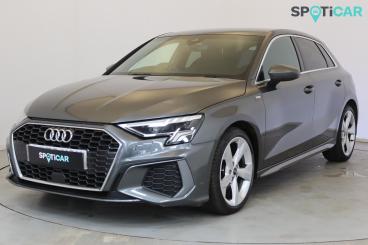 SPOTICAR Audi A3 1.0 Tfsi 30 S Line Sportback Euro 6 (s/s) 5dr Used Car - Saloon Petrol Grey - Wellingborough - 1200616977_3