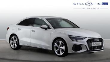 SPOTICAR Audi A3 1.0 Tfsi 30 S Line Euro 6 (s/s) 4dr Used Car - Saloon Petrol White - Birmingham - 1200617642_1