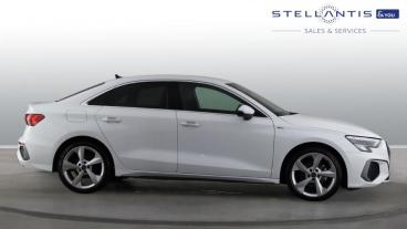 SPOTICAR Audi A3 1.0 Tfsi 30 S Line Euro 6 (s/s) 4dr Used Car - Saloon Petrol White - Birmingham - 1200617642_4