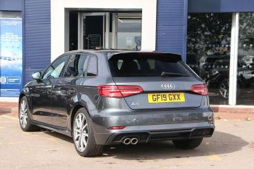 SPOTICAR Audi A3 1.5 Tfsi Cod 35 Black Edition Sportback S Tronic E Used Car - Saloon Petrol Grey - Bulkington - 1200620891_4