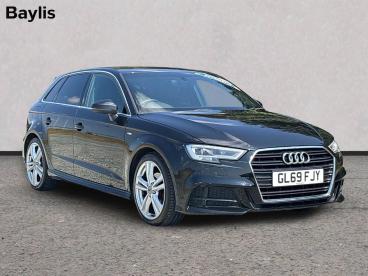 SPOTICAR Audi A3 1.5 Tfsi Cod 35 S Line Sportback S Tronic Euro 6 ( Used Car - Saloon Petrol Black - Cirencester - 1200621459_1