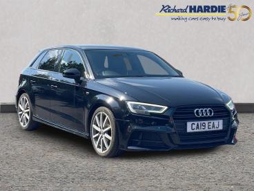 SPOTICAR Audi A3 1.5 Tfsi Cod 35 Black Edition Sportback S Tronic E Used Car - Saloon Petrol Black - Ashington - 1200623117_1