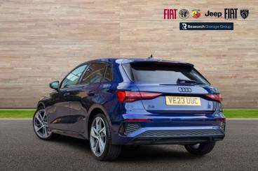 SPOTICAR Audi A3 1.5 Tfsi 35 Black Edition Sportback Euro 6 (s/s) 5 Used Car - Saloon Petrol Blue - Nuneaton - 1200623270_3
