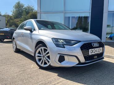 SPOTICAR Audi A3 1.0 Tfsi 30 Sport Sportback S Tronic Euro 6 (s/s) Used Car - Saloon Petrol Silver - Kettering - 1200626436_1