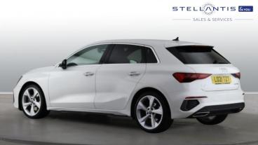 SPOTICAR Audi A3 1.0 Tfsi 30 S Line Sportback S Tronic Euro 6 (s/s) Used Car - Saloon Petrol White - Birmingham - 1200630683_3