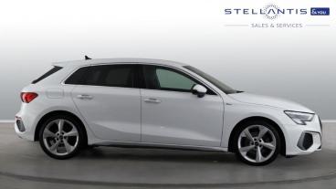 SPOTICAR Audi A3 1.0 Tfsi 30 S Line Sportback S Tronic Euro 6 (s/s) Used Car - Saloon Petrol White - Birmingham - 1200630683_4
