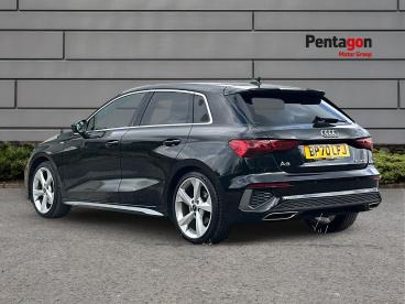 SPOTICAR Audi A3 1.0 Tfsi 30 S Line Sportback S Tronic Euro 6 (s/s) Used Car - Saloon Petrol Black - Derby - 1200631849_2