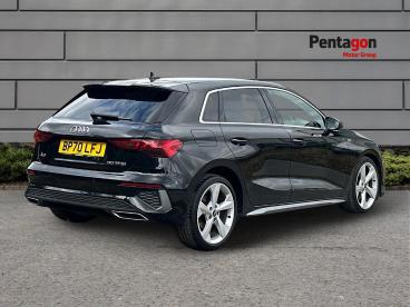 SPOTICAR Audi A3 1.0 Tfsi 30 S Line Sportback S Tronic Euro 6 (s/s) Used Car - Saloon Petrol Black - Derby - 1200631849_4