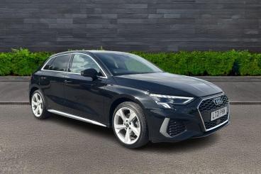 SPOTICAR Audi A3 1.4 Tfsie 40 S Line Sportback S Tronic Euro 6 (s/s Used Car - Saloon Plug-in Hybrid Black - Telford - 1200631860_1