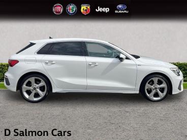 SPOTICAR Audi A3 1.5 Tfsi 35 S Line Sportback S Tronic Euro 6 (s/s) Used Car - Saloon Petrol White - Colchester - 1200633269_5