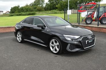 SPOTICAR Audi A3 1.0 Tfsi 30 S Line Euro 6 (s/s) 4dr Used Car - Saloon Petrol Black - Ballymena County Antrim - 1200633919_1