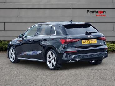 SPOTICAR Audi A3 2.0 Tdi 35 S Line Sportback S Tronic Euro 6 (s/s) Used Car - Saloon Diesel Black - Burton-on-trent - 1200635370_2
