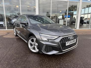 SPOTICAR Audi A3 1.5 Tfsi 35 S Line Sportback Euro 6 (s/s) 5dr Used Car - Saloon Petrol Grey - Boston - 1200640789_1