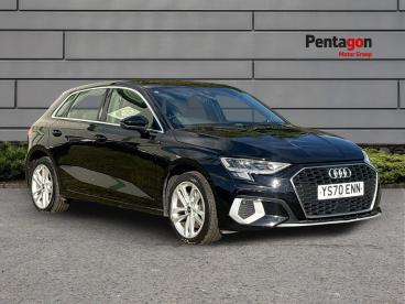 SPOTICAR Audi A3 1.4 Tfsie 40 Sport Sportback S Tronic Euro 6 (s/s) Used Car - Saloon Plug-in Hybrid Black - Derby - 1200642343_1