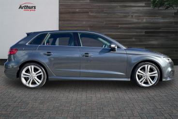 SPOTICAR Audi A3 2.0 Tfsi S Line Sportback Euro 6 (s/s) 5dr Used Car - Saloon Petrol Grey - Oswestry - 1200643878_2