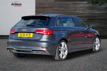 SPOTICAR Audi A3 2.0 Tfsi S Line Sportback Euro 6 (s/s) 5dr Used Car - Saloon Petrol Grey - Oswestry - 1200643878_3