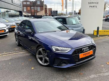 SPOTICAR Audi A4 2.0 Tdi 30 Black Edition S Tronic Euro 6 (s/s) 4dr Used Car - Saloon Diesel Blue - Wakefield - 1200555144_1