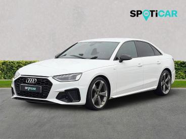 SPOTICAR Audi A4 2.0 Tfsi 35 Black Edition S Tronic Euro 6 (s/s) 4d Used Car - Saloon Petrol White - Dumfries - 1200577807_3