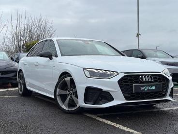 SPOTICAR Audi A4 2.0 Tfsi 35 Black Edition S Tronic Euro 6 (s/s) 4d Used Car - Saloon Petrol White - Dumfries - 1200577807_5