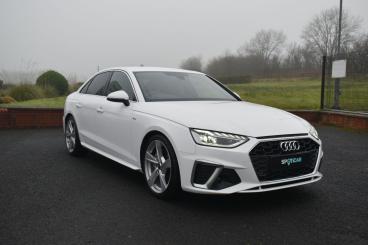 SPOTICAR Audi A4 2.0 Tfsi 40 S Line S Tronic Euro 6 (s/s) 4dr Used Car - Saloon Petrol White - Ballymena County Antrim - 1200633944_2