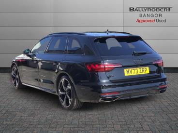 SPOTICAR Audi A4 Avant 2.0 Tfsi 35 Black Edition S Tronic Euro 6 (s/s) 5d Used Car - Estate Petrol Black - Bangor - 1200594900_2
