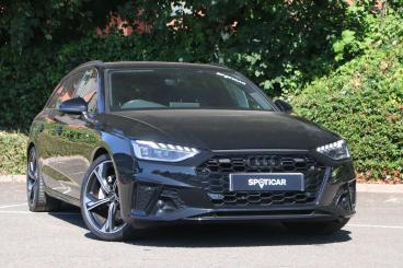 SPOTICAR Audi A4 Avant 2.0 Tfsi 40 Black Edition S Tronic Euro 6 (s/s) 5d Used Car - Estate Petrol Black - Lichfield - 1200624816_1