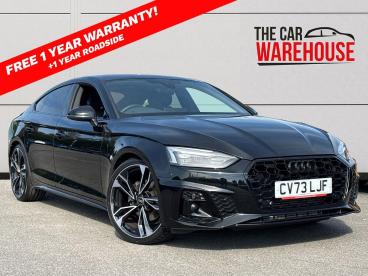 SPOTICAR Audi A5 2.0 Tfsi 35 Black Edition Sportback S Tronic Euro Used Car - Saloon Petrol Black - Bridgend - 1200511274_1