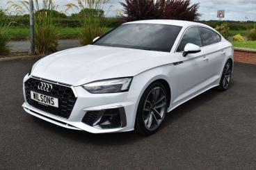 SPOTICAR Audi A5 2.0 Tdi 35 S Line Sportback S Tronic Euro 6 (s/s) Used Car - Saloon Diesel White - Ballymena County Antrim - 1200517619_3