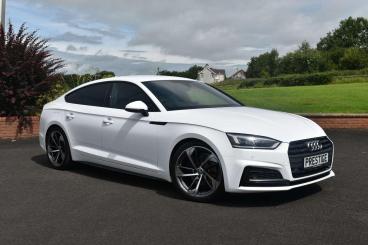 SPOTICAR Audi A5 2.0 Tfsi 35 S Line Sportback S Tronic Euro 6 (s/s) Used Car - Saloon Petrol White - Ballymena County Antrim - 1200529530_1