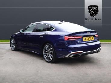 SPOTICAR Audi A5 2.0 Tfsi 35 S Line Sportback S Tronic Euro 6 (s/s) Used Car - Saloon Petrol Blue - Rochdale - 1200550924_3