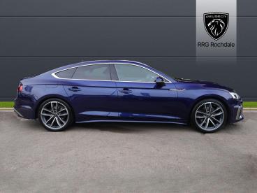 SPOTICAR Audi A5 2.0 Tfsi 35 S Line Sportback S Tronic Euro 6 (s/s) Used Car - Saloon Petrol Blue - Rochdale - 1200550924_5
