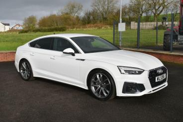 SPOTICAR Audi A5 2.0 Tdi 40 S Line Sportback S Tronic Quattro Euro Used Car - Saloon Diesel White - Ballymena County Antrim - 1200559772_1