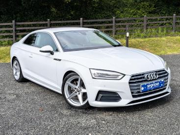 SPOTICAR Audi A5 2.0 Tfsi 40 Sport S Tronic Euro 6 (s/s) 2dr Used Car - Coupe Petrol White - County Antrim - 1200612778_1