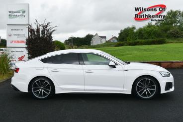 SPOTICAR Audi A5 2.0 Tdi 35 S Line Sportback S Tronic Euro 6 (s/s) Used Car - Saloon Diesel White - Ballymena County Antrim - 1200633924_2