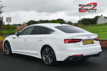SPOTICAR Audi A5 2.0 Tdi 35 S Line Sportback S Tronic Euro 6 (s/s) Used Car - Saloon Diesel White - Ballymena County Antrim - 1200633924_5