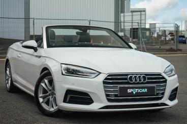 SPOTICAR Audi A5 2.0 Tfsi Sport Euro 6 (s/s) 2dr Used Car - Saloon Petrol White - Bromsgrove - 1200644443_1