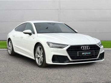 SPOTICAR Audi A7 2.0 Tdi 40 S Line Sportback S Tronic Euro 6 (s/s) Used Car - Hatchback Diesel White - Selby - 1200588290_1